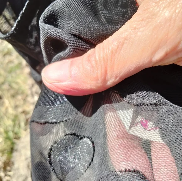 Victoria's Secret Sheer Applique Gown in size S - Picture 4 of 4